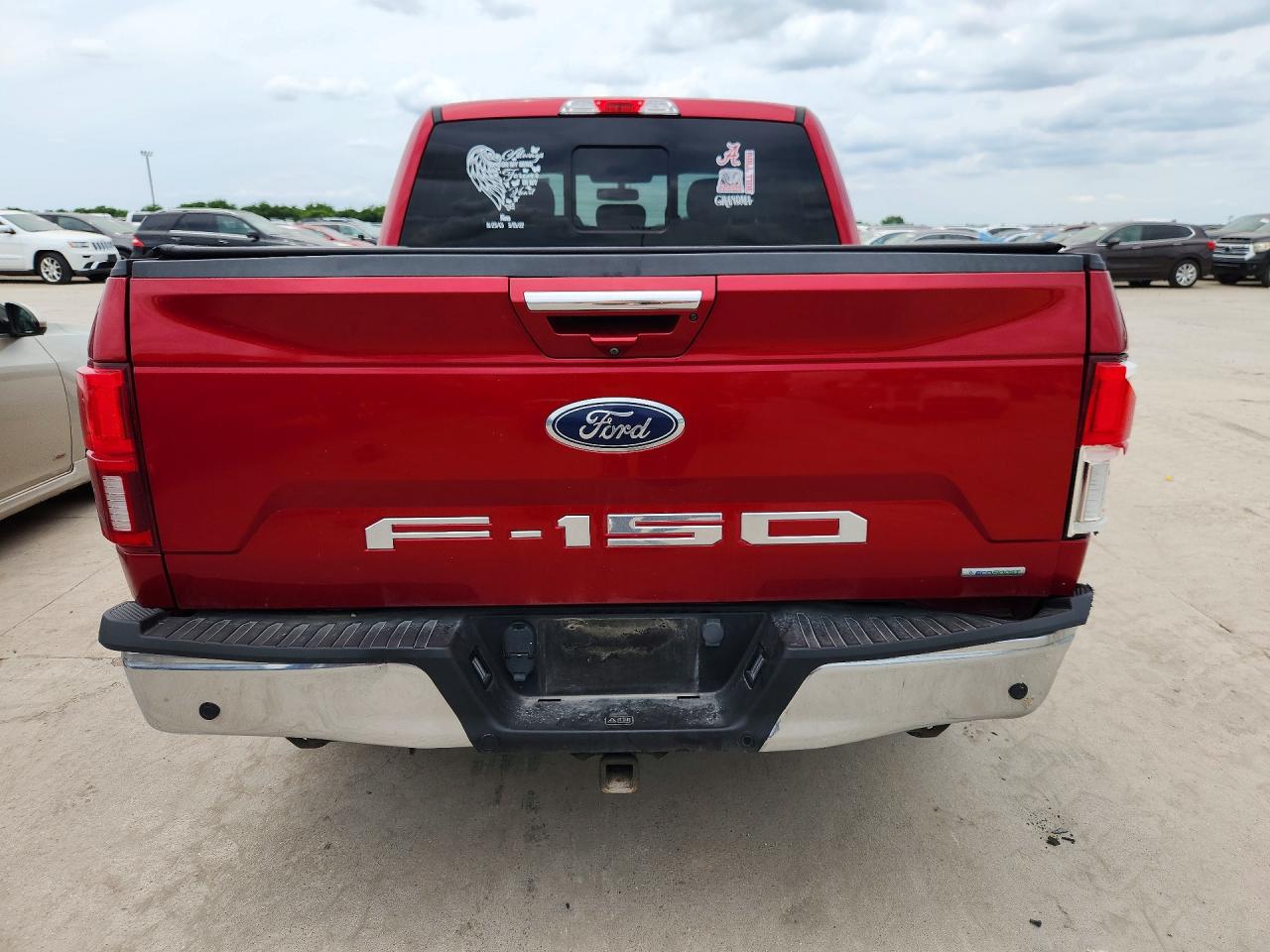 2020 Ford F-150 Lightning VIN 1FTEW1C48LKE36581 COPART salvage auction — Rear End, TX - SALVAGE VEHICLE TITLE, sold $10,400 on 2026-07-09 (photo 6)