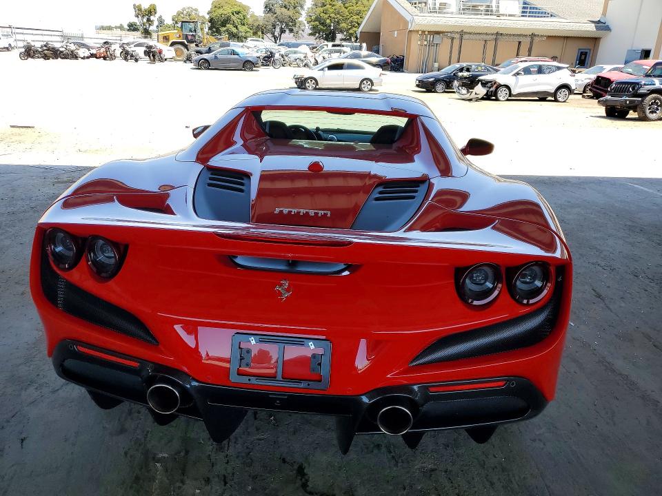 2021 Ferrari F8 spider VIN ZFF93LMA3M0267580 COPART salvage auction — MINOR DENT/SCRATCHES, Ca - Salvage Certificate, sold $277,000 on 2026-07-16 (photo 6)
