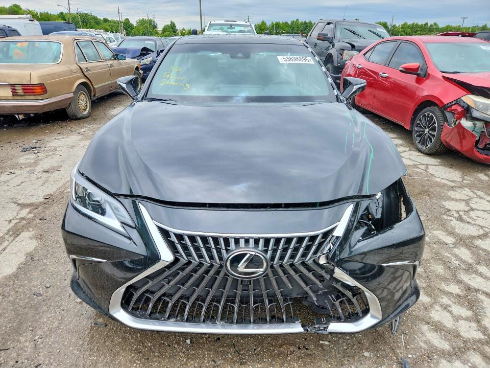2025 Lexus ES VIN 58AEZ1B17SU219903 COPART salvage auction — FRONT END, Salvage Title, sold $22,600 on 2026-08-21 (photo 5)