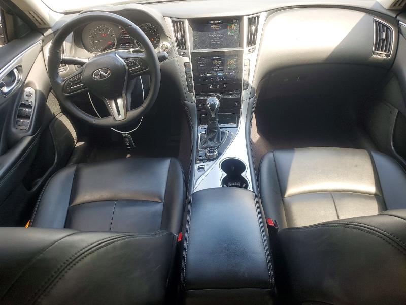 2021 Infiniti Q50 VIN JN1EV7BR4MM754127 COPART salvage auction — FRONT END, Md - Cert Of Salvage > 75% Damage, sold $2,450 on 2026-07-28 (photo 8)