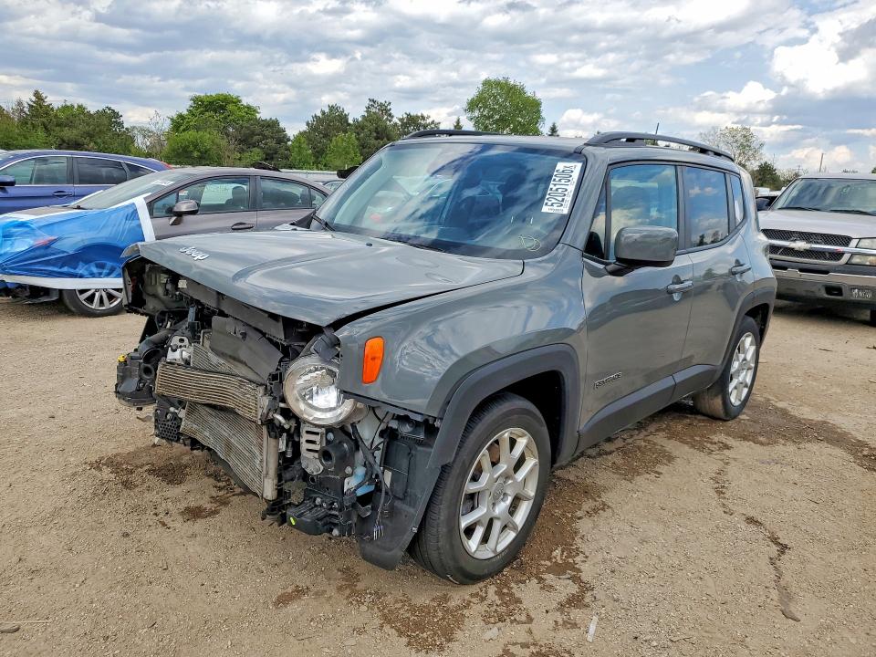 2020 Jeep Renegade VIN ZACNJABB8LPL49586 COPART salvage auction — FRONT END, Il - Salvage Certificate, sold $1,250 on 2026-07-28 (photo 1)