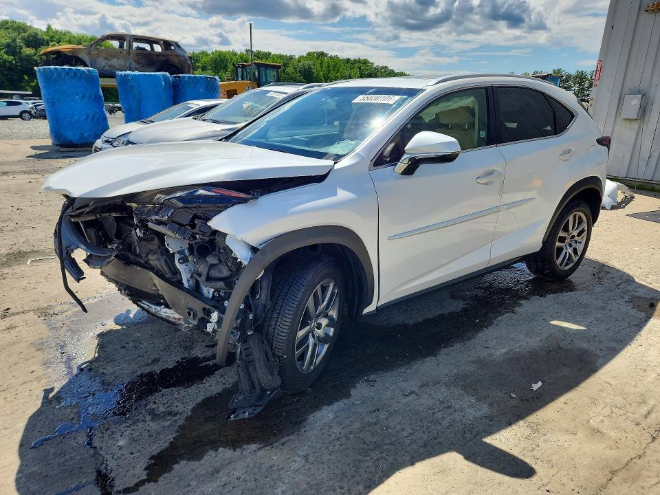 2015 Lexus Nx VIN JTJBARBZ4F2017187 COPART salvage auction — FRONT END, Nj - Cert Of Title-Salvage, sold $3,950 on 2026-07-08 (photo 1)