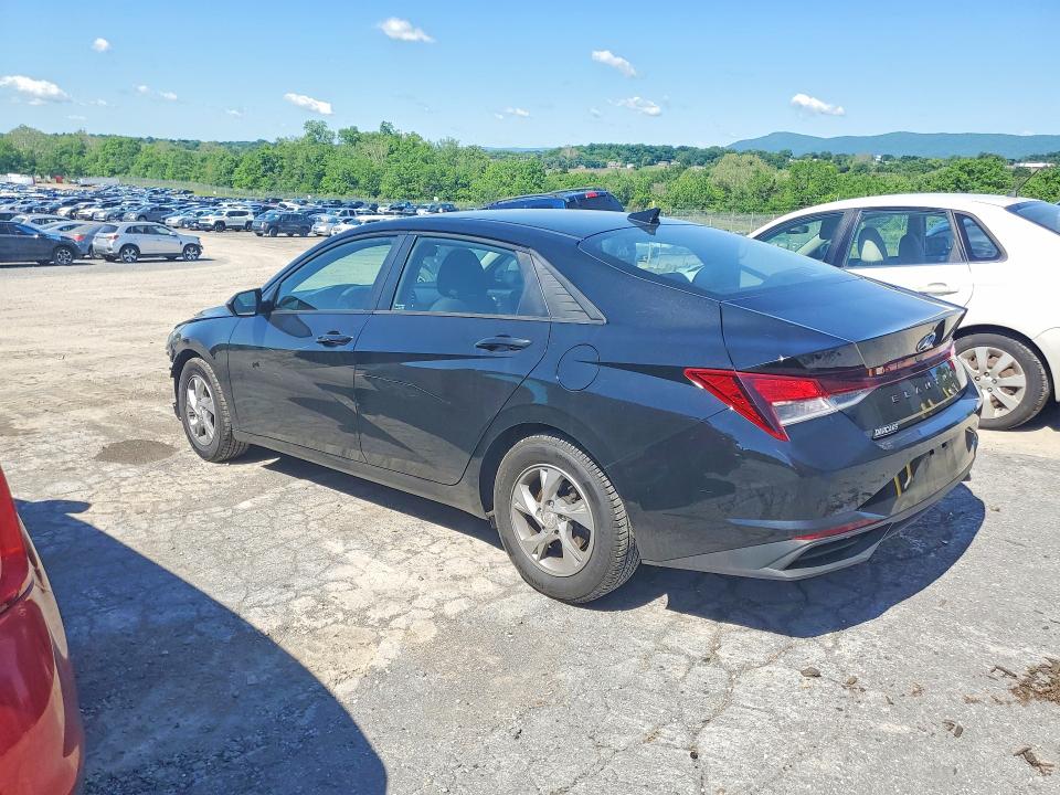 2021 Hyundai Elantra VIN 5NPLL4AGXMH016075 COPART salvage auction — FRONT END, Pa - Cert Of Title, sold $1,200 on 2026-07-24 (photo 2)