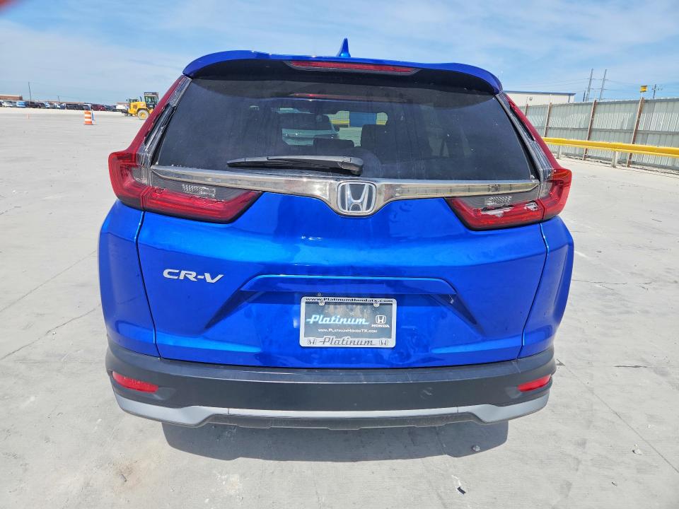 2020 Honda Cr-v VIN 7FARW1H53LE009510 COPART salvage auction — HAIL, Tx - Certificate Of Title, sold $7,900 on 2026-07-15 (photo 6)