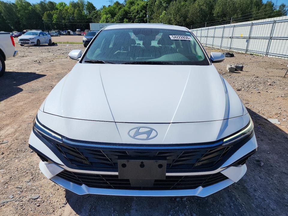 2024 Hyundai Elantra VIN KMHLS4DG0RU808114 COPART salvage auction — REAR END, Va - Cert Of Title - Salvage, sold $7,400 on 2026-07-06 (photo 5)