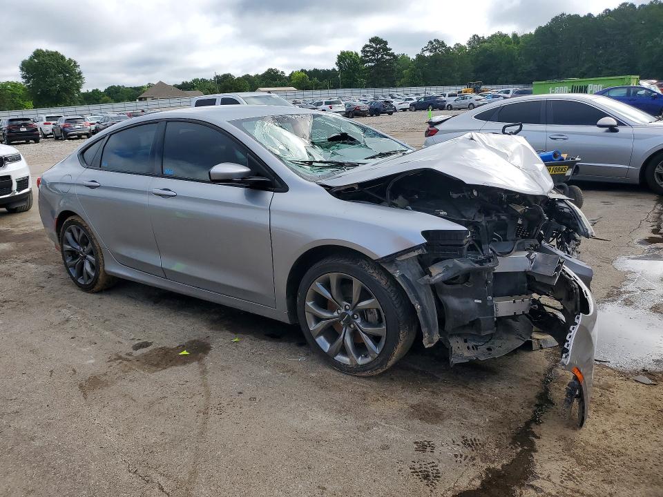 2015 Chrysler 200 VIN 1C3CCCBB4FN667853 COPART salvage auction — FRONT END, Ms - Cert Of Title-Salvaged, sold $400 on 2026-07-10 (photo 4)