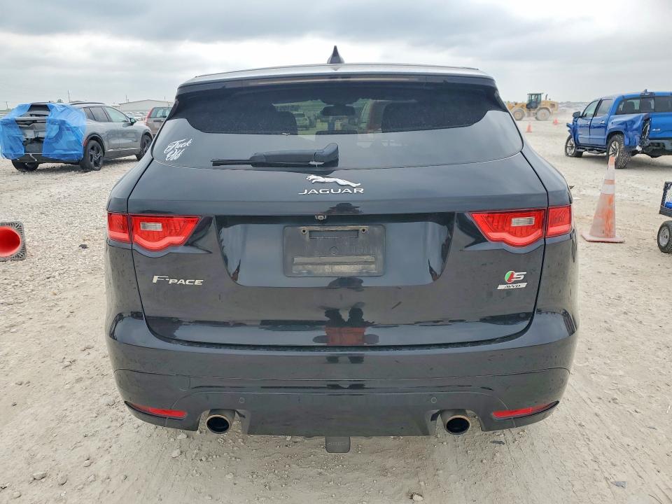 2018 Jaguar F-pace VIN SADCM2FV7JA286784 COPART salvage auction — FRONT END, Tx - Salvage Vehicle Title, sold $80 on 2026-07-23 (photo 6)