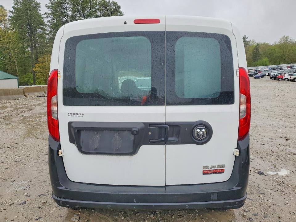 2017 Ram Promaster city VIN ZFBERFAB0H6D46725 COPART salvage auction — WATER/FLOOD, Ma - Cert Of Title-Flood Salvage, sold $1,000 on 2026-07-08 (photo 6)