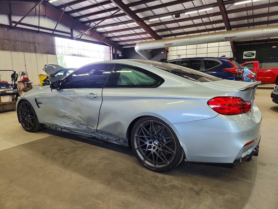 2017 BMW M4 VIN WBS3R9C58HK709122 COPART salvage auction — SIDE, Ct - Cert Of Title-Salvage, sold $16,200 on 2026-07-23 (photo 2)