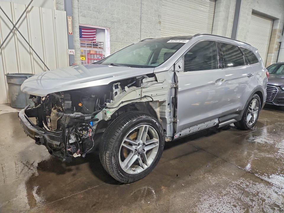 2017 Hyundai VIN KM8SRDHFXHU232023 COPART salvage auction — FRONT END, Mn - Cert Of Title-Salvage, sold $2,300 on 2026-07-14 (photo 1)