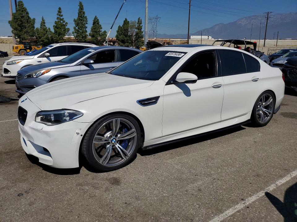 2014 BMW M5 VIN WBSFV9C54ED097574 COPART salvage auction — SIDE, CA - SALVAGE CERTIFICATE, sold $150 on 2026-07-21 (photo 1)