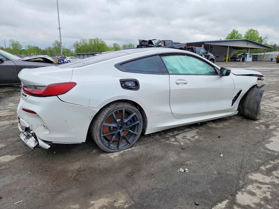 2020 BMW M8 VIN WBABC4C03LCE08899 COPART salvage auction — FRONT END, Va - Certificate Of Title (P), sold $16,500 on 2026-07-24 (photo 3)