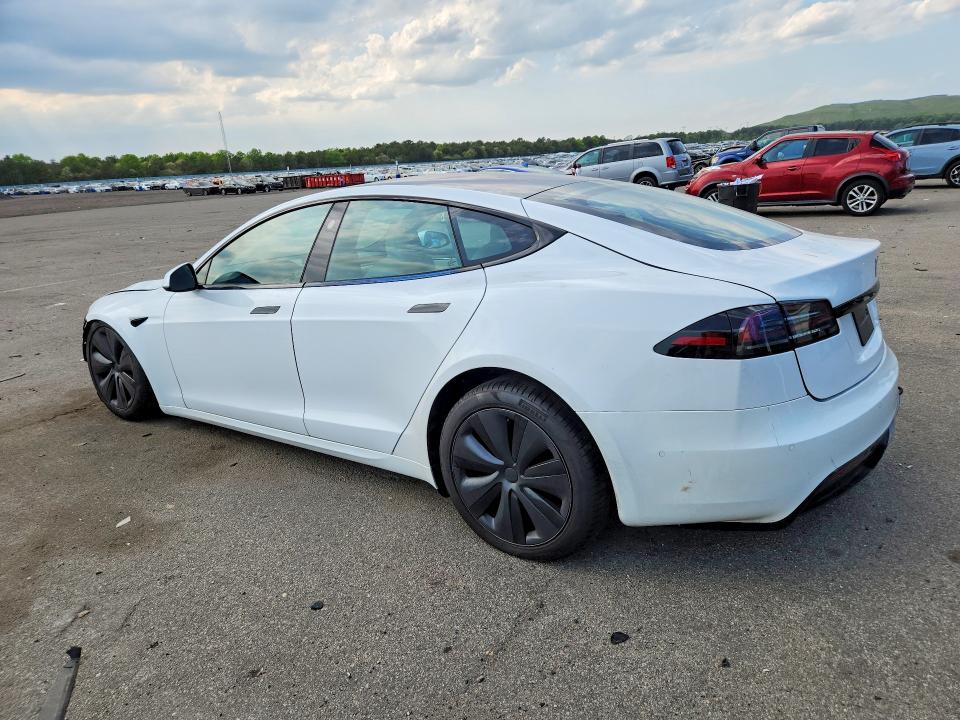 2022 Tesla VIN 5YJSA1E5XNF487541 COPART salvage auction — FRONT END, Ny - Mv-907A Salvage Certificate, sold $15,400 on 2026-07-27 (photo 2)