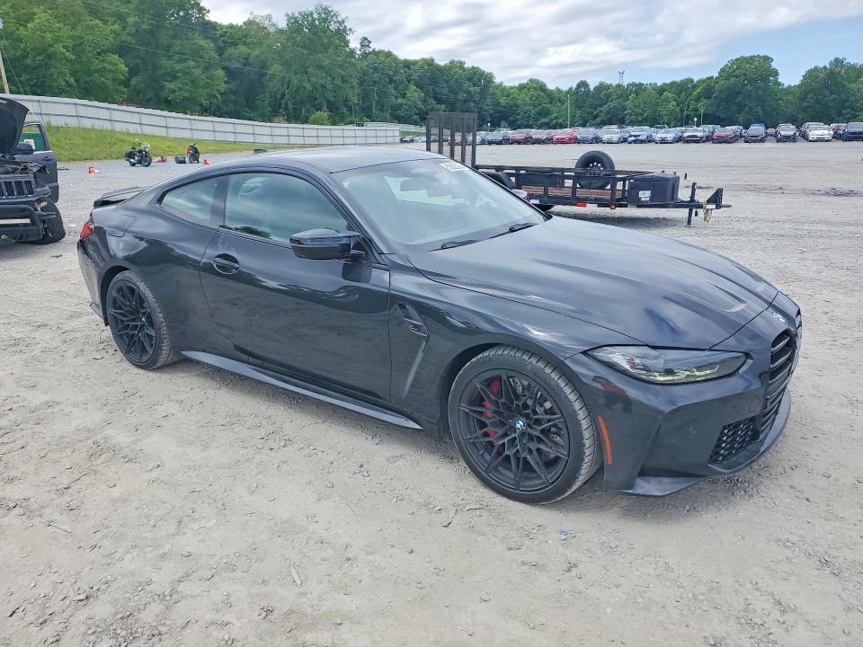 2022 BMW M4 VIN WBS33AZ02NCJ19017 COPART salvage auction — REAR END, Nc - Salvage Certificate Of Title, sold $25,500 on 2026-07-22 (photo 4)