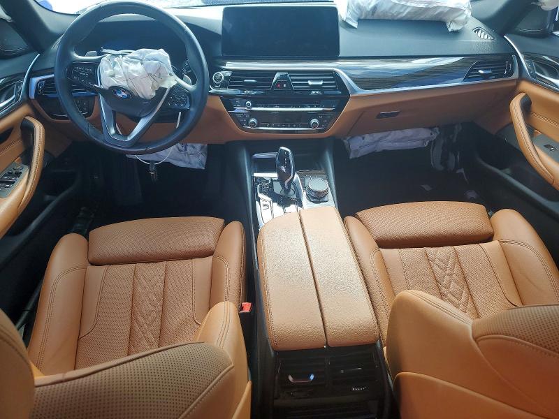 2021 BMW 5er VIN WBA53BH03MWW99105 COPART salvage auction — FRONT END, Fl - Certificate Of Destruction, sold $16,300 on 2026-07-14 (photo 8)