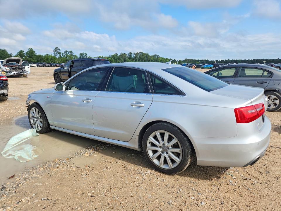 2013 Audi A6 VIN WAUHGAFC9DN083245 COPART salvage auction — FRONT END, Tx - Salvage Vehicle Title, sold $400 on 2026-07-02 (photo 2)