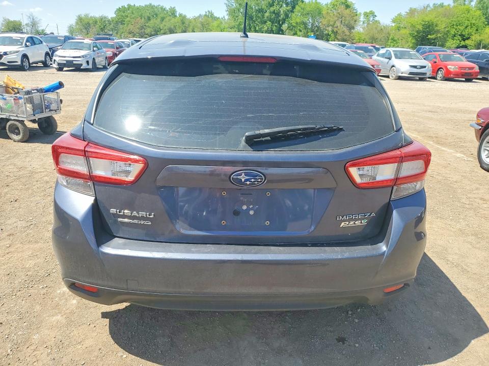 2017 Subaru Impreza VIN 4S3GTAA61H3700621 COPART salvage auction — HAIL, Ia - Cert Of Title-Salvage Title, sold $3,200 on 2026-07-03 (photo 6)