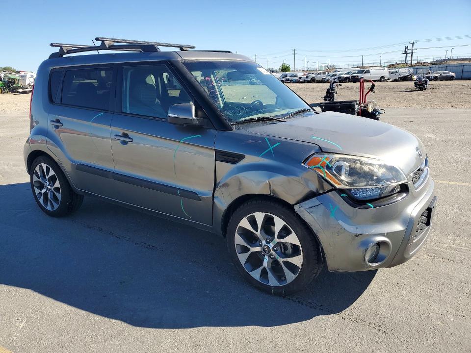 2013 Kia Soul VIN KNDJT2A66D7576649 COPART salvage auction — FRONT END, Id - Salvage Certificate Of Title, sold $900 on 2026-07-23 (photo 4)