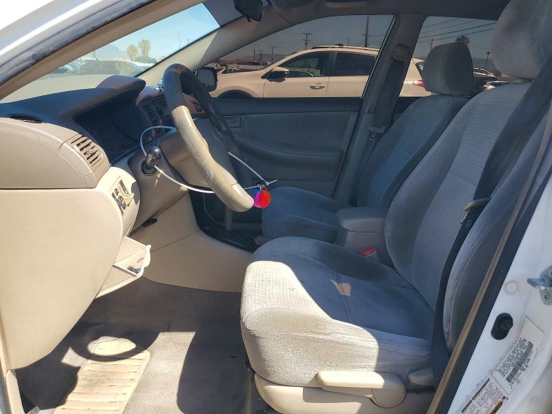 2005 Toyota Corolla VIN JTDBR32E552053944 COPART salvage auction — REAR END, Ca - Salvage Certificate, sold $500 on 2026-07-02 (photo 7)