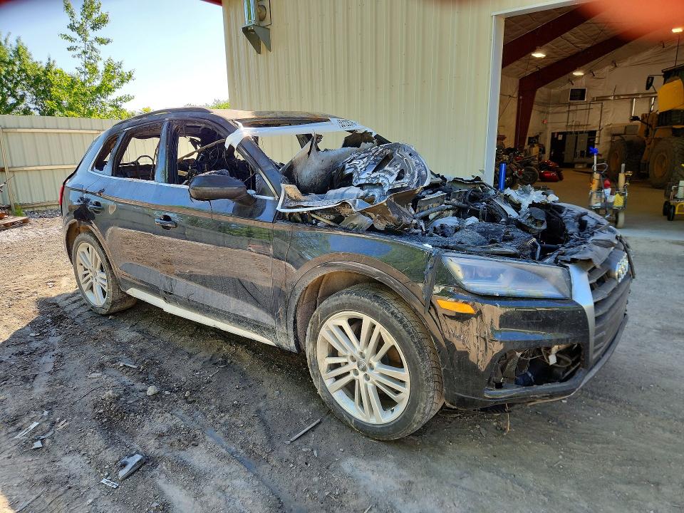 2018 Audi Q5 VIN WA1BNAFY8J2051193 COPART salvage auction — BURN, Vt - Cert Of Title-Parts Only Salva, sold $200 on 2026-07-27 (photo 4)