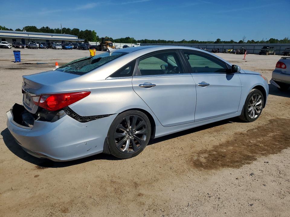 2011 Hyundai Sonata VIN 5NPEC4ACXBH136266 COPART salvage auction — REAR END, Sc - Cert Of Title-Salvage, sold $800 on 2026-07-13 (photo 3)