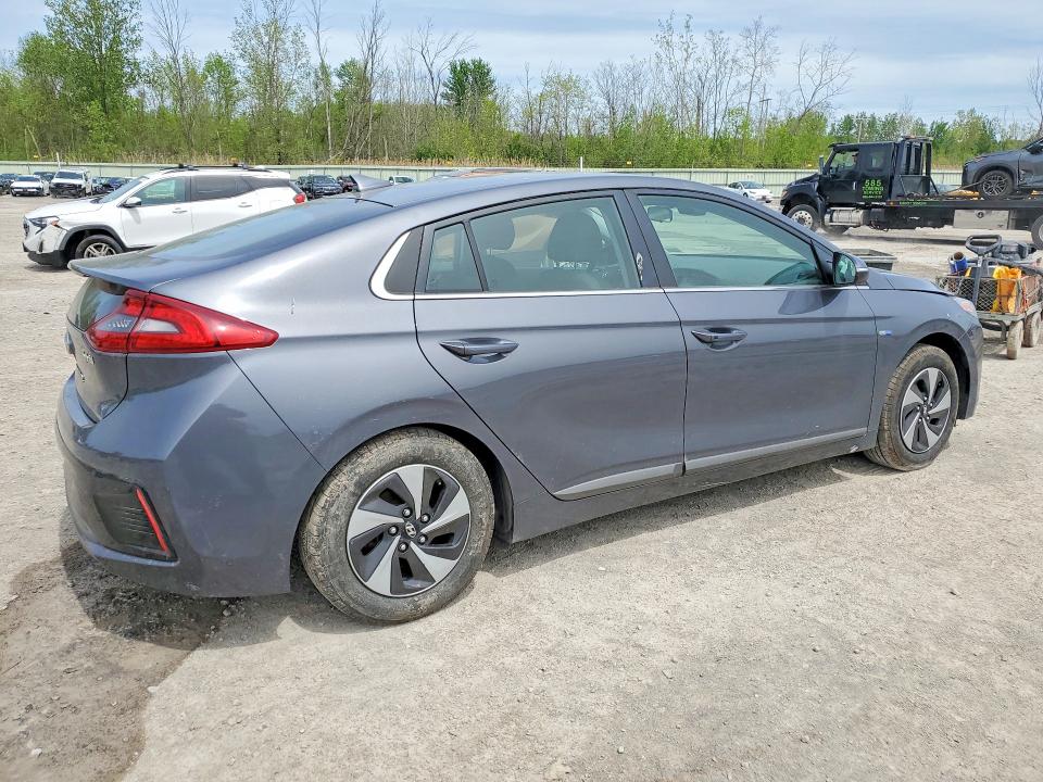 2019 Hyundai Ioniq VIN KMHC75LC4KU145061 COPART salvage auction — REAR END, Ny - Mv-907A Salvage Certificate, sold $2,150 on 2026-07-06 (photo 3)