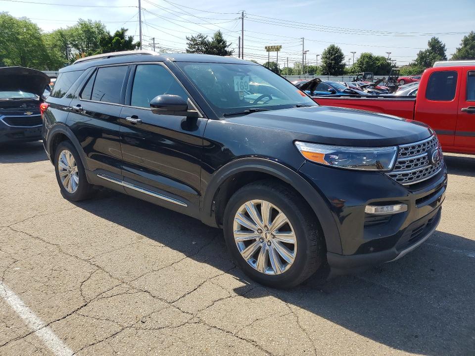 2020 Ford Explorer VIN 1FMSK8FH0LGC02438 COPART salvage auction — FRONT END, Oh - Cert Of Title-Repossession (P), sold $9,300 on 2026-07-29 (photo 4)