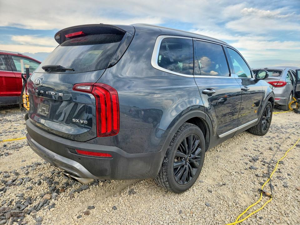 2020 Kia Telluride VIN 5XYP5DHC9LG046334 COPART salvage auction — HAIL, Mo - Salvage Certificate Of Title, sold $7,700 on 2026-07-20 (photo 3)