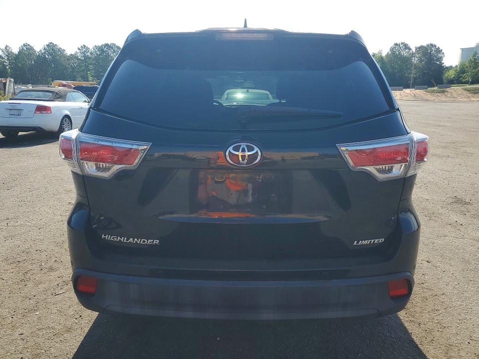 2014 Toyota Highlander VIN 5TDYKRFH9ES019309 COPART salvage auction — FRONT END, Sc - Cert Of Title-Salvage, sold $4,600 on 2026-07-03 (photo 6)