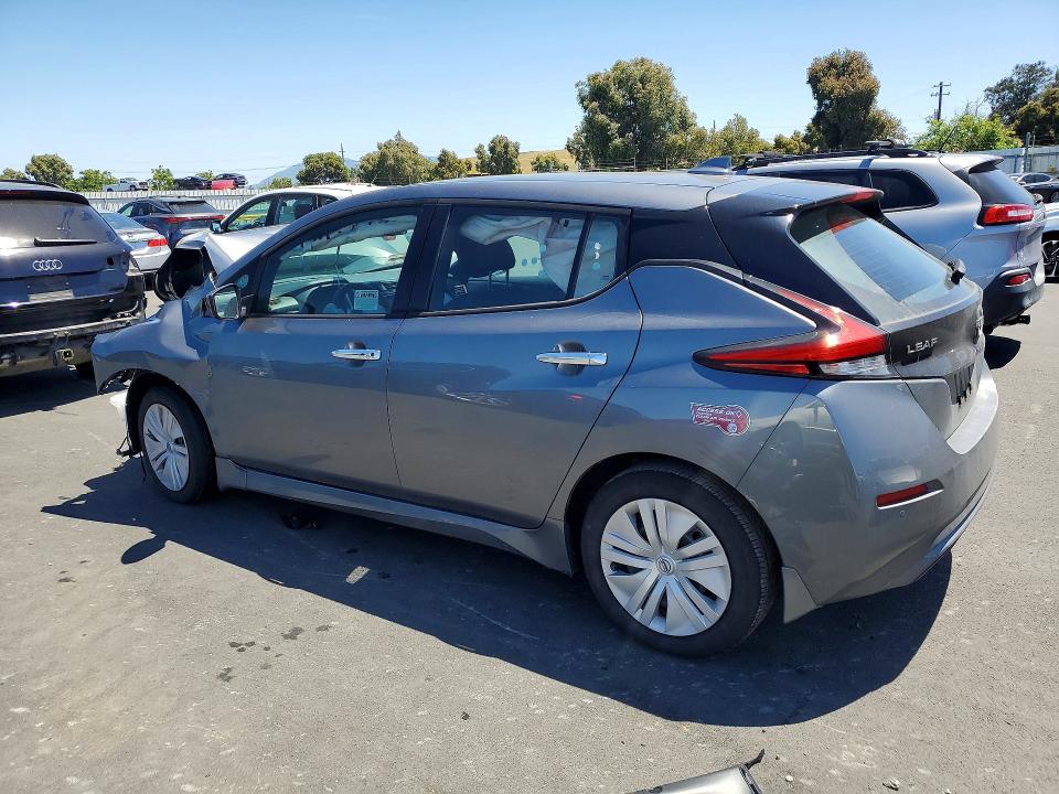 2025 Nissan Leaf VIN 1N4AZ1BV2SC550655 COPART salvage auction — FRONT END, Ca - Salvage Certificate, sold $825 on 2026-07-08 (photo 2)