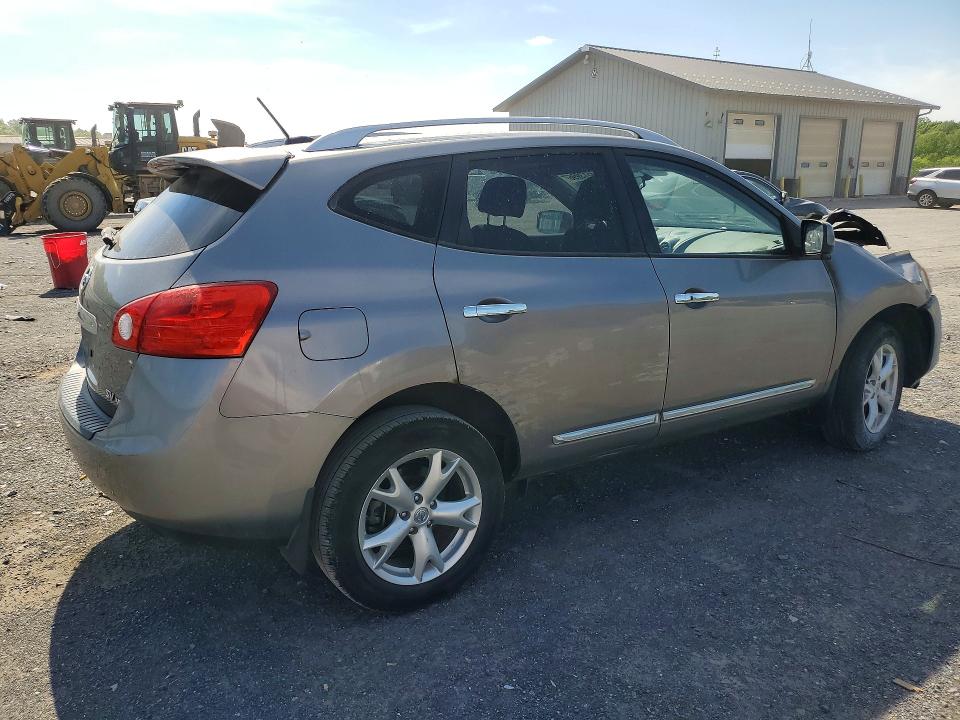 2011 Nissan Rogue VIN JN8AS5MV5BW687515 COPART salvage auction — Burn Engine, Pa - Certificate Of Salvage, sold $275 on 2026-07-16 (photo 3)