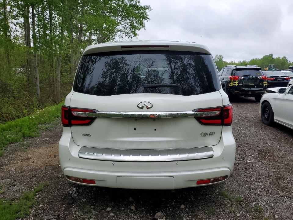 2024 Infiniti Qx80 VIN JN8AZ2AE5R9329628 COPART salvage auction — FRONT END, ON - PERMIT SALVAGE, sold $9,600 on 2026-07-21 (photo 6)