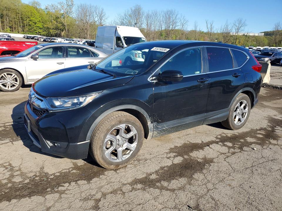 2019 Honda Cr-v VIN 7FARW2H52KE057715 COPART salvage auction — REAR END, NY, sold $500 on 2026-07-21 (photo 1)