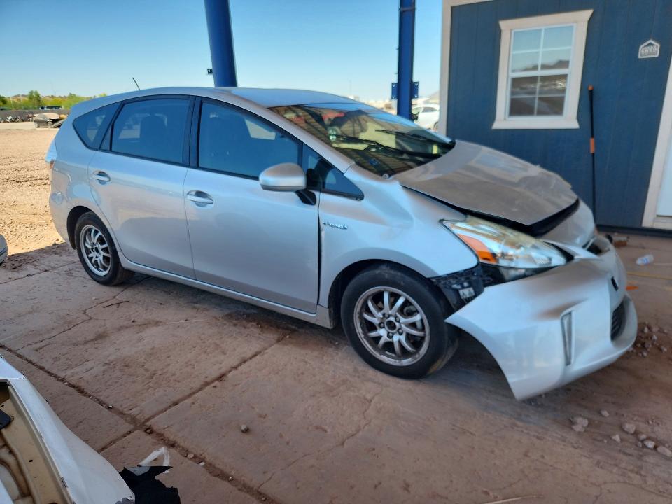 2014 Toyota Prius v VIN JTDZN3EU9EJ008654 COPART salvage auction — FRONT END, Az - Cert Of Title - Salvage, sold $1,600 on 2026-07-07 (photo 4)