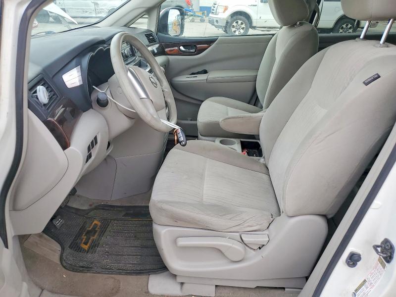2012 Nissan Quest VIN JN8AE2KP5C9038288 COPART salvage auction — FRONT END, Ut - Salvage Certificate, sold $550 on 2026-07-06 (photo 7)