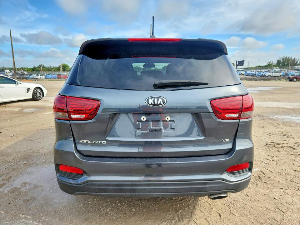 2020 Kia Sorento VIN 5XYPG4A52LG671549 COPART salvage auction — FRONT END, Fl - Certificate Of Destruction, sold $3,100 on 2026-07-09 (photo 6)