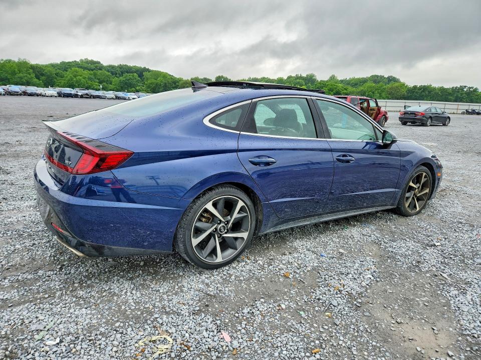 2022 Hyundai Sonata VIN 5NPEJ4J28NH133349 COPART salvage auction — FRONT END, Nc - Dealer Only Clean Title, sold $7,900 on 2026-07-29 (photo 3)