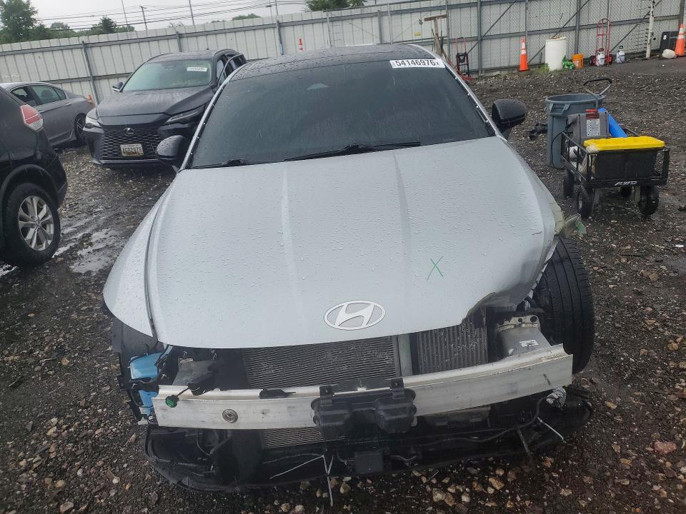 2024 Hyundai Sonata VIN KMHL54JC9RA353919 COPART salvage auction — FRONT END, Md - Cert Of Salvage > 75% Damage, sold $8,300 on 2026-07-06 (photo 5)