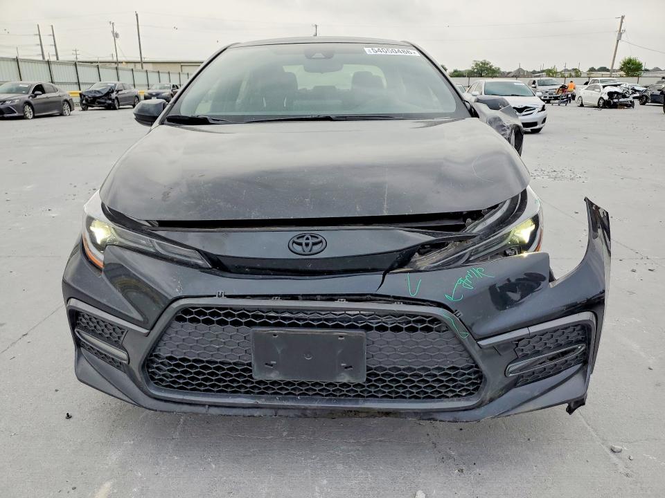 2022 Toyota Corolla VIN JTDS4MCE2NJ098736 COPART salvage auction — FRONT END, Tx - Salvage Vehicle Title, sold $500 on 2026-07-28 (photo 5)