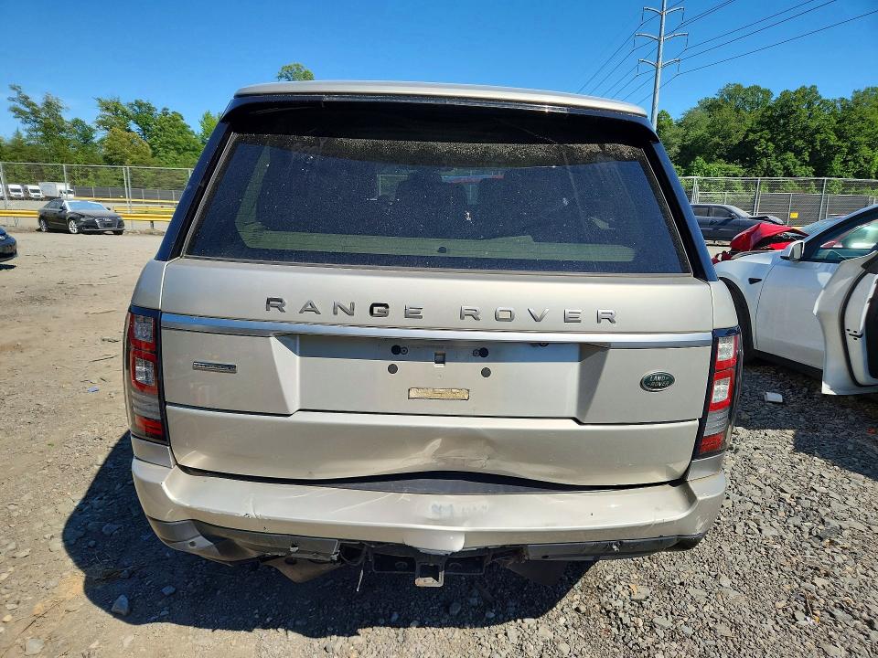 2014 Land rover VIN SALGS3TF1EA164152 COPART salvage auction — FRONT END, Md - Cert Of Salvage > 75% Damage, sold $5,600 on 2026-07-31 (photo 6)