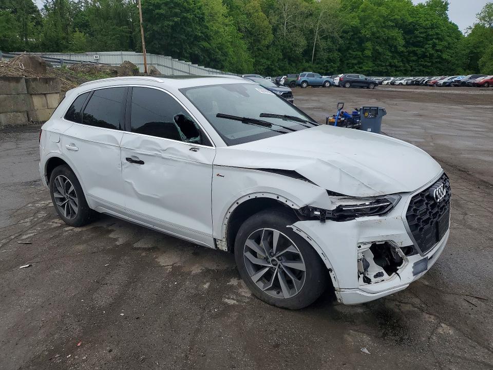 2023 Audi Q5 VIN WA1EAAFY9P2152535 COPART salvage auction — SIDE, Ny - Mv-907A Salvage Certificate, sold $400 on 2026-07-21 (photo 4)