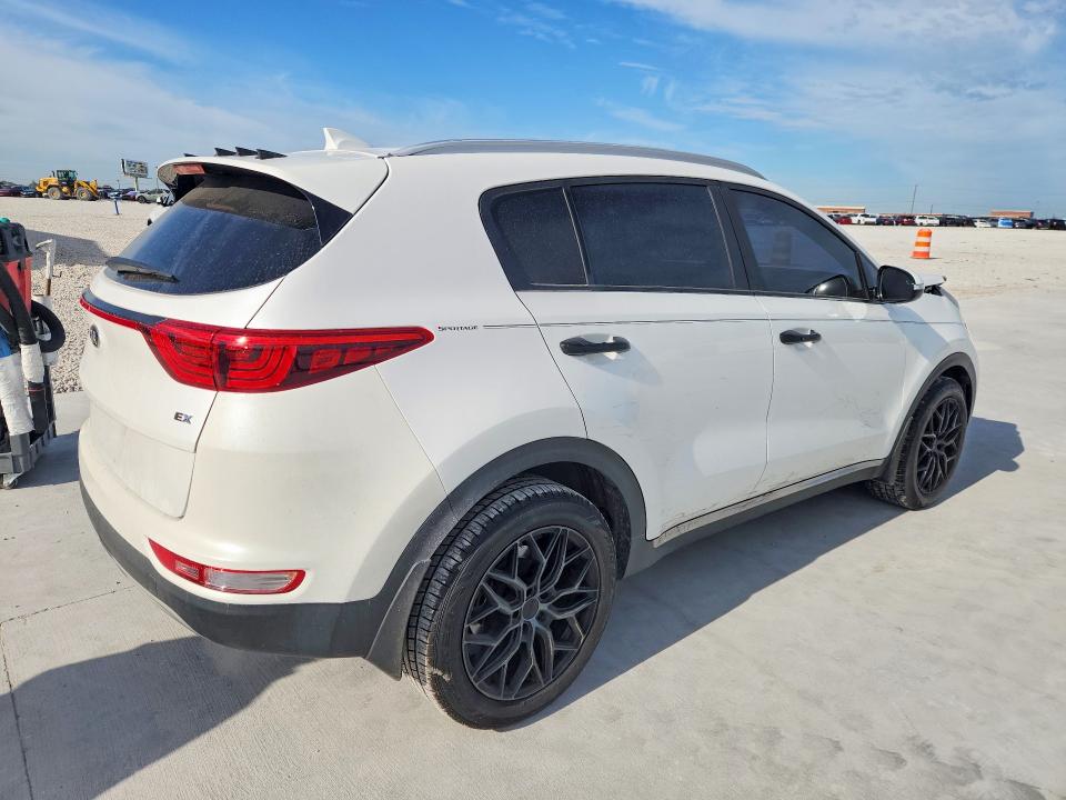 2018 Kia VIN KNDPN3AC2J7466175 COPART salvage auction — FRONT END, Tx - Salvage Vehicle Title, sold $2,850 on 2026-07-10 (photo 3)
