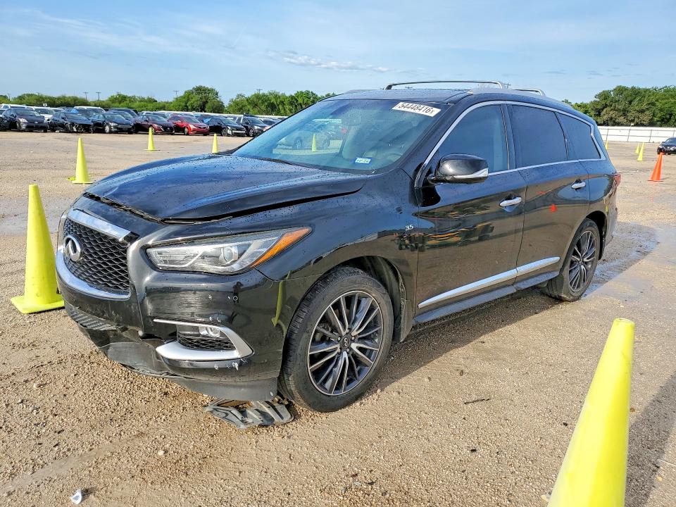 2016 Infiniti VIN 5N1AL0MN4GC530302 COPART salvage auction — FRONT END, Tx - Salvage Vehicle Title, sold $2,199 on 2026-07-02 (photo 1)
