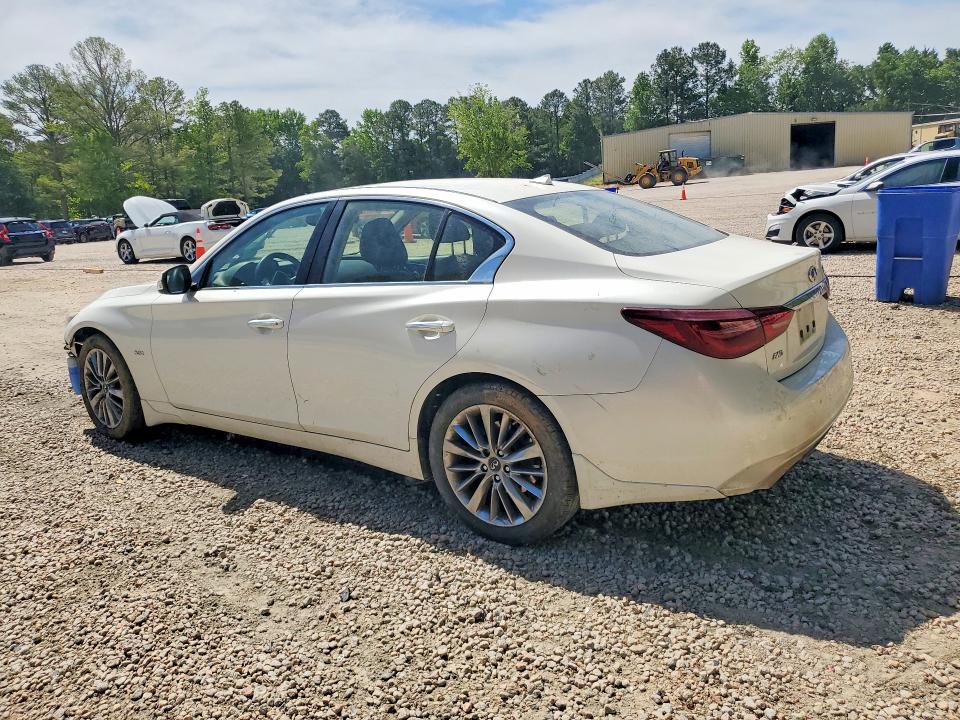 2018 Infiniti Q50 VIN JN1EV7AR2JM433149 COPART salvage auction — FRONT END, Nc - Salvage Certificate Of Title, sold $2,750 on 2026-07-24 (photo 2)