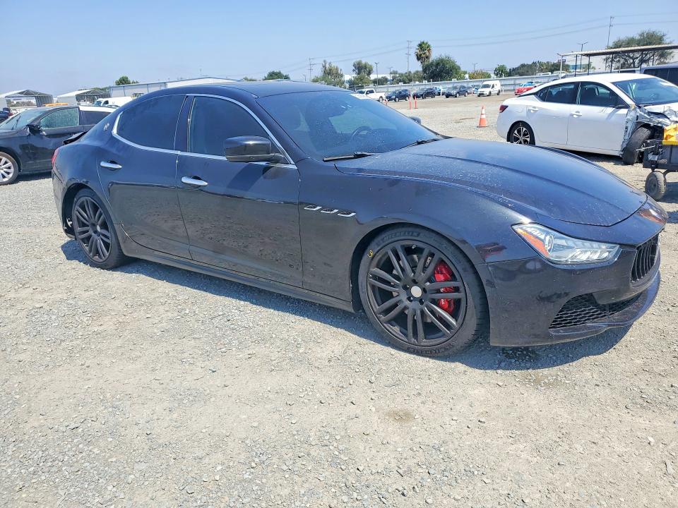 2015 Maserati VIN ZAM57RTA0F1154412 COPART salvage auction — REAR END, Ca - Salvage Certificate, sold $1,100 on 2026-07-24 (photo 4)