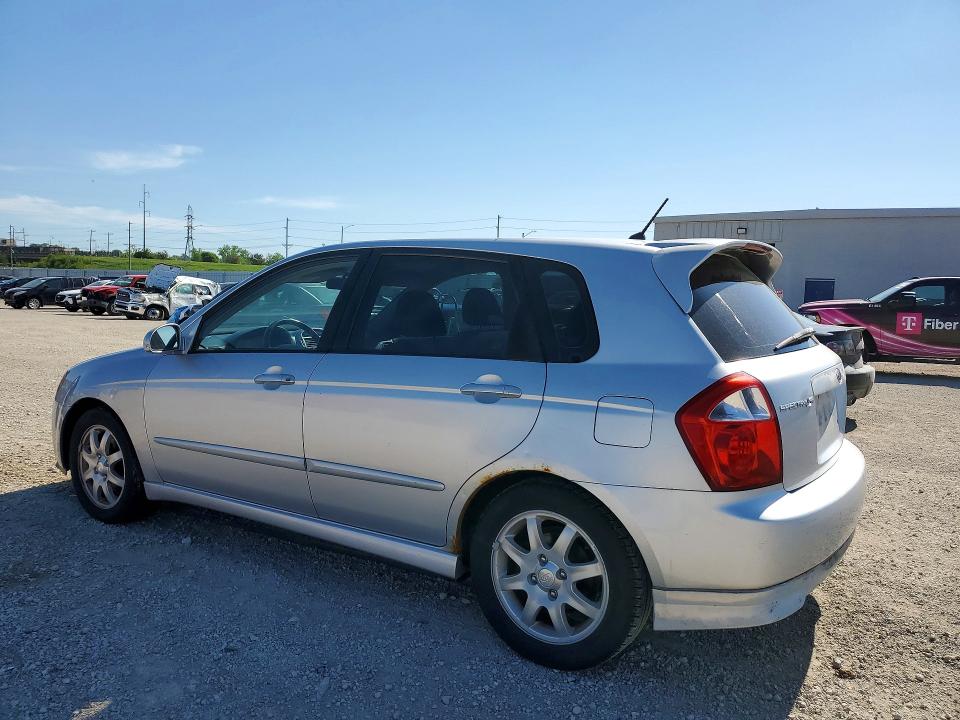 2006 Kia Spectra VIN KNAFE162265336333 COPART salvage auction — FRONT END, Ia - Cert Of Title-Salvage Title, sold $350 on 2026-07-22 (photo 2)