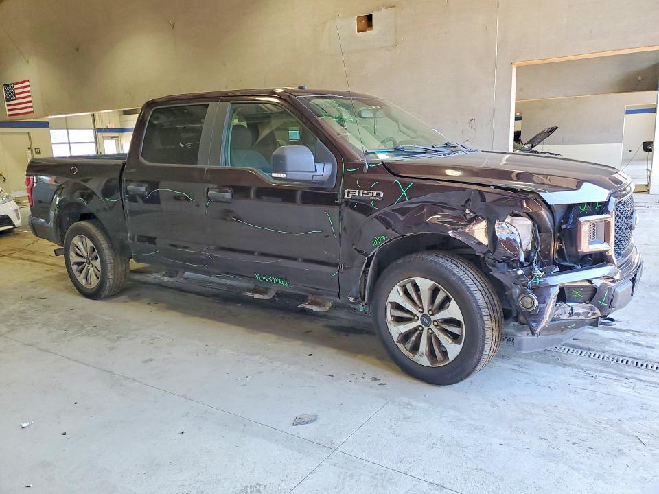2018 Ford F-150 VIN 1FTEW1EP4JFA40340 COPART salvage auction — FRONT END, Va - Cert Of Title - Salvage, sold $6,100 on 2026-07-02 (photo 4)