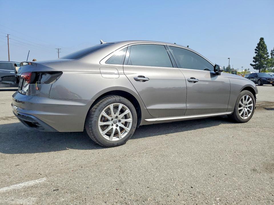 2020 Audi A4 VIN WAUGMAF4XLN005312 COPART salvage auction — FRONT END, Ca - Salvage Certificate, sold $6,500 on 2026-07-02 (photo 3)