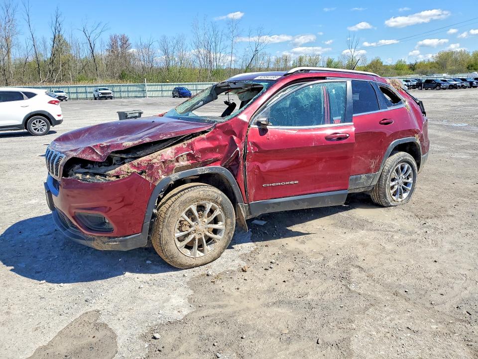 2019 Jeep Cherokee VIN 1C4PJMLXXKD137311 COPART salvage auction — ROLLOVER, NY - MV907A-PARTS ONLY, sold $450 on 2026-07-27 (photo 1)