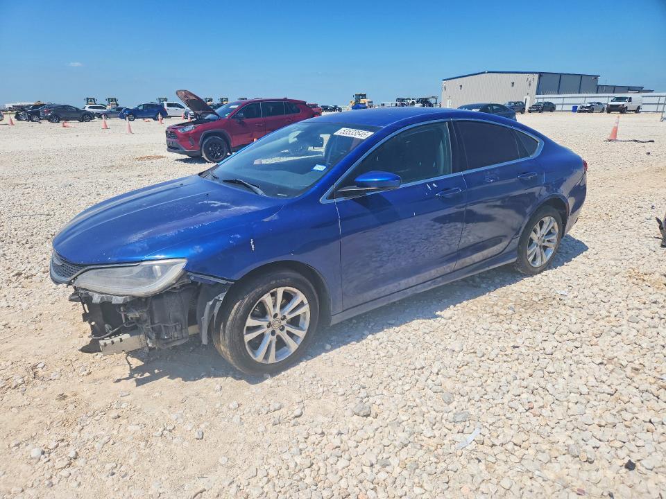 2016 Chrysler 200 VIN 1C3CCCAB3GN104196 — COPART salvage auction photo